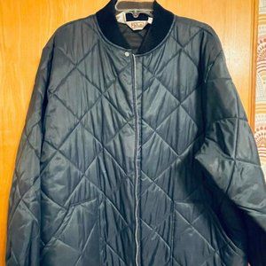 VINTAGE WALLS navy blue quilted coat/jacket (lightweight) Mens 2x XXL